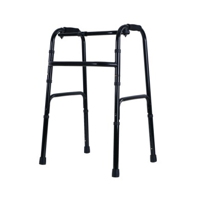 2019 Most Popular Lightweight Anodised Aluminum Frame Folding Walker(1-button) for Elderly People Walking and Home Care